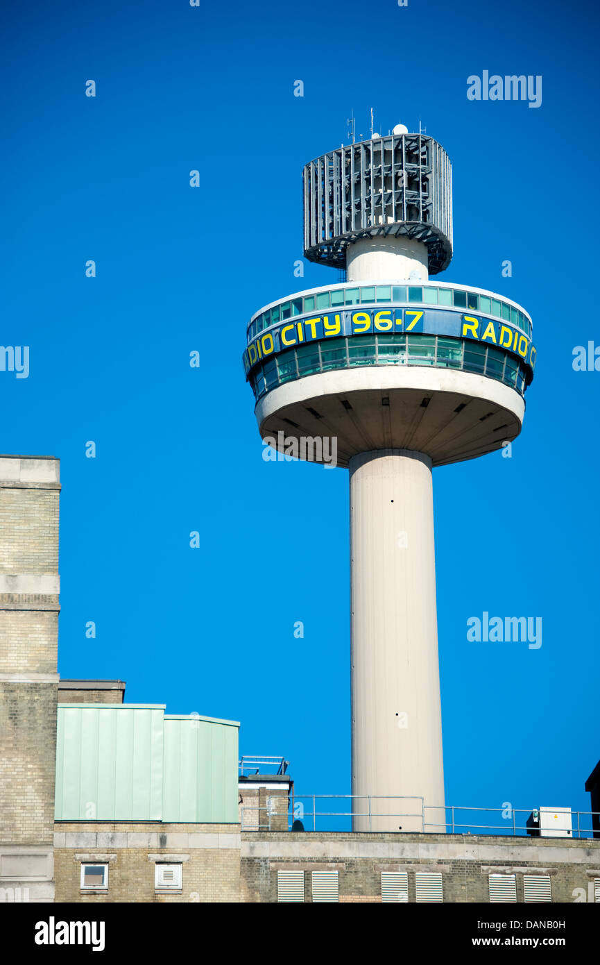 Radio City 96.7 FM Tower Liverpool UK Stock Photo