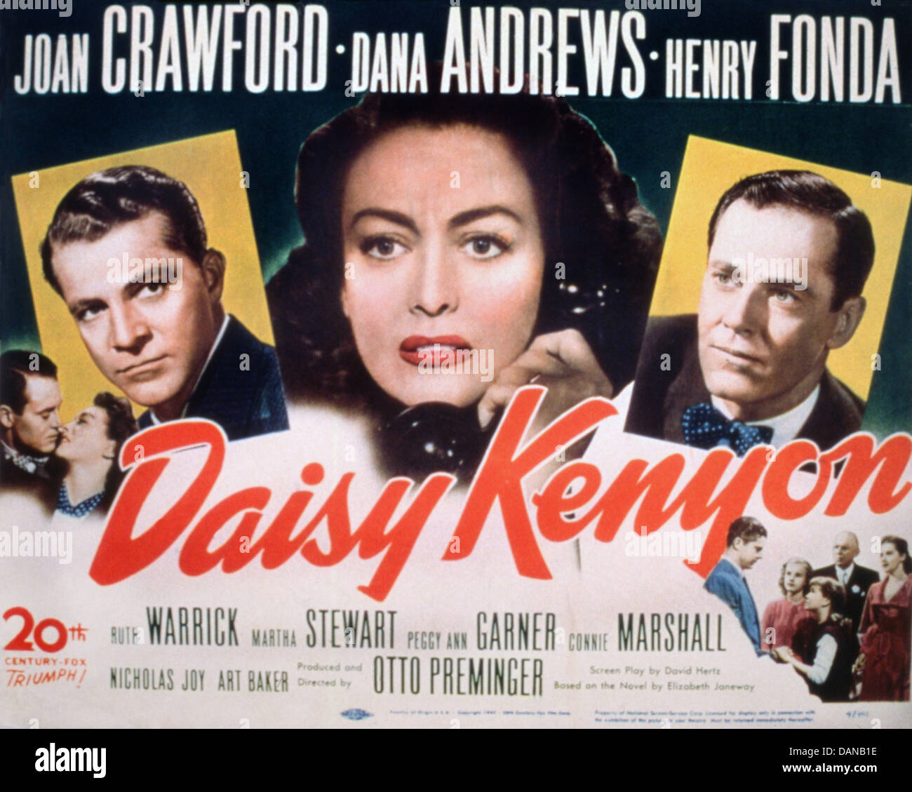 DAISY KENYON (1947) POSTER JOAN CRAWFORD, OTTO PREMINGER (DIR) 006