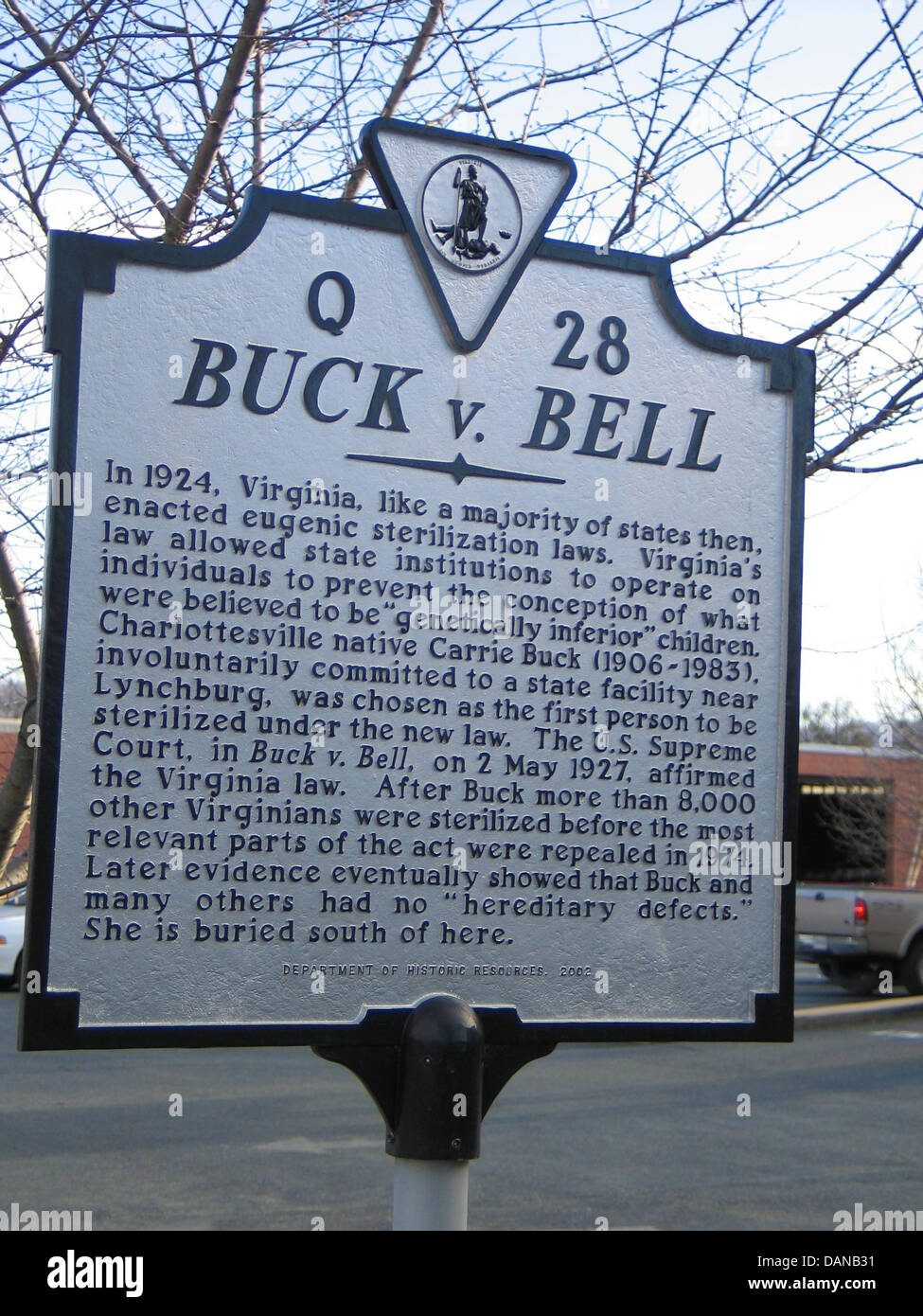 Buck V Bell In 1924 Virginia Like A Majority Of States - 