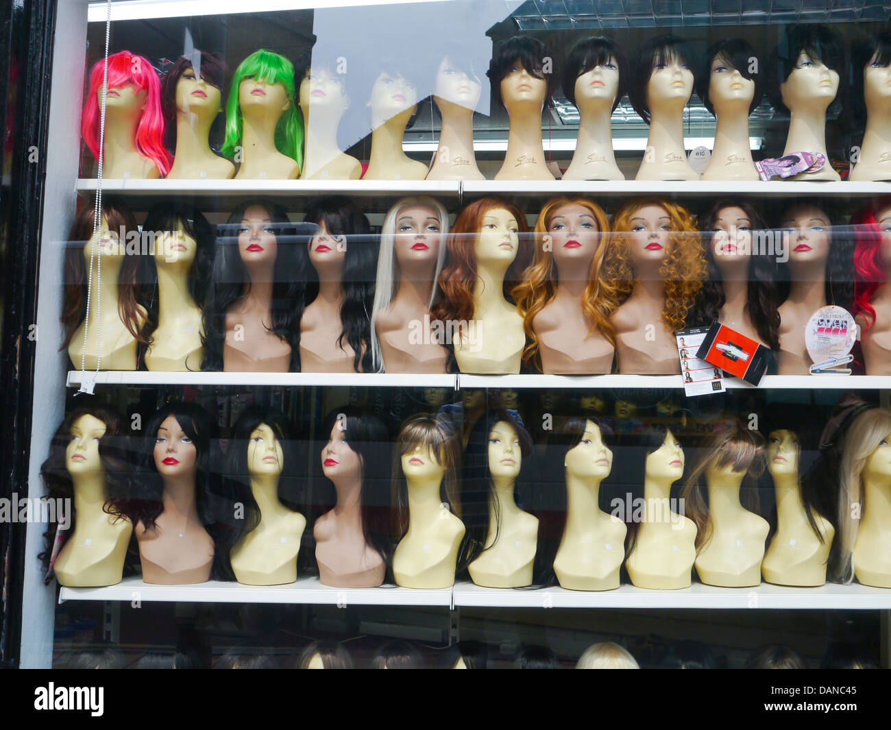 Wig shop hi res stock photography and images Alamy