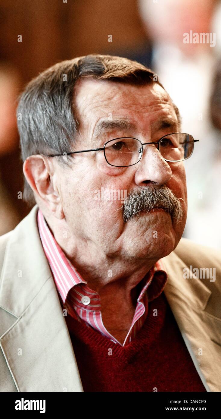 Nobel Prize For Literature Laureate Guenter Grass Sits During The