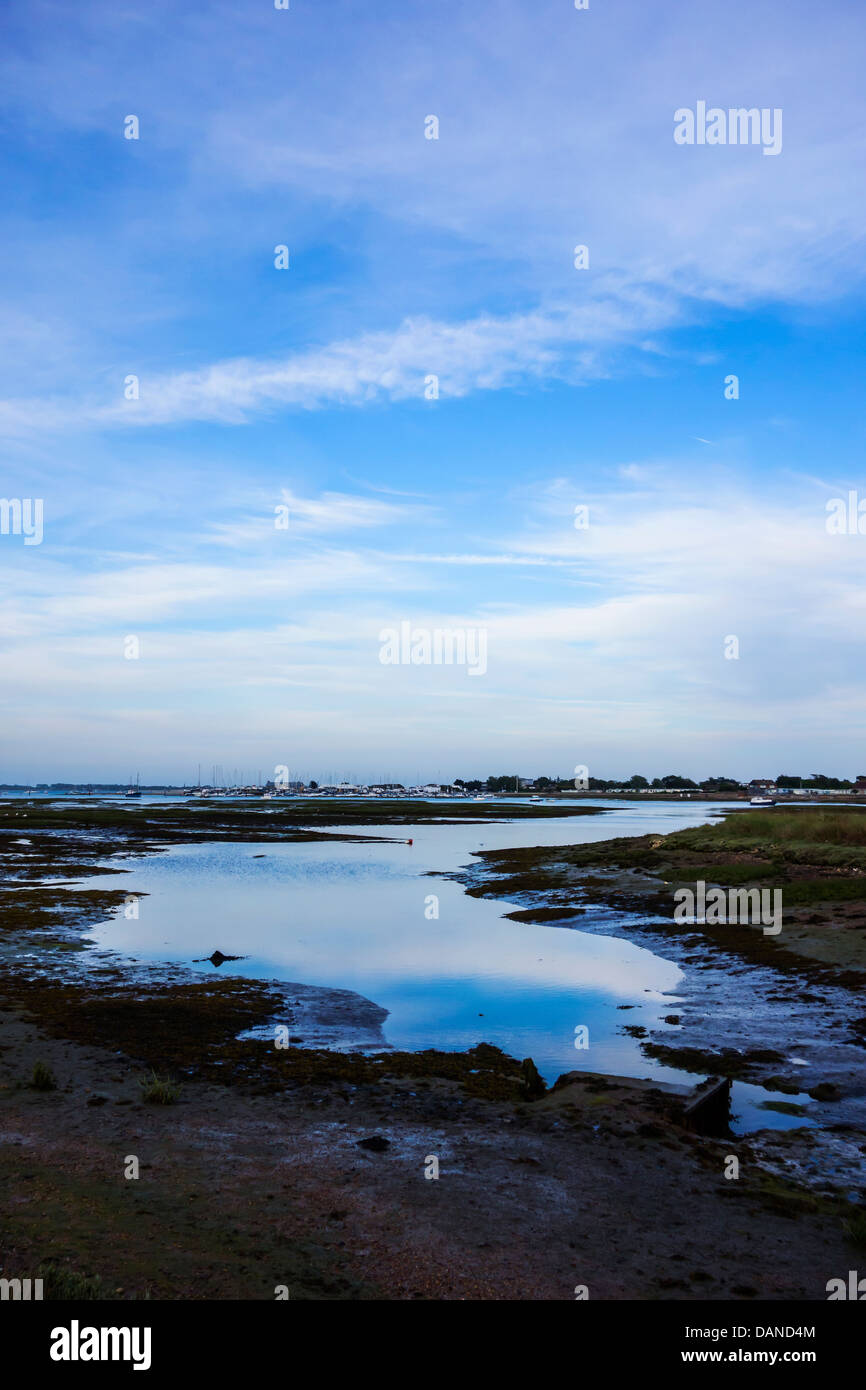 Chichester Harbour Evening Creative Stock Photo