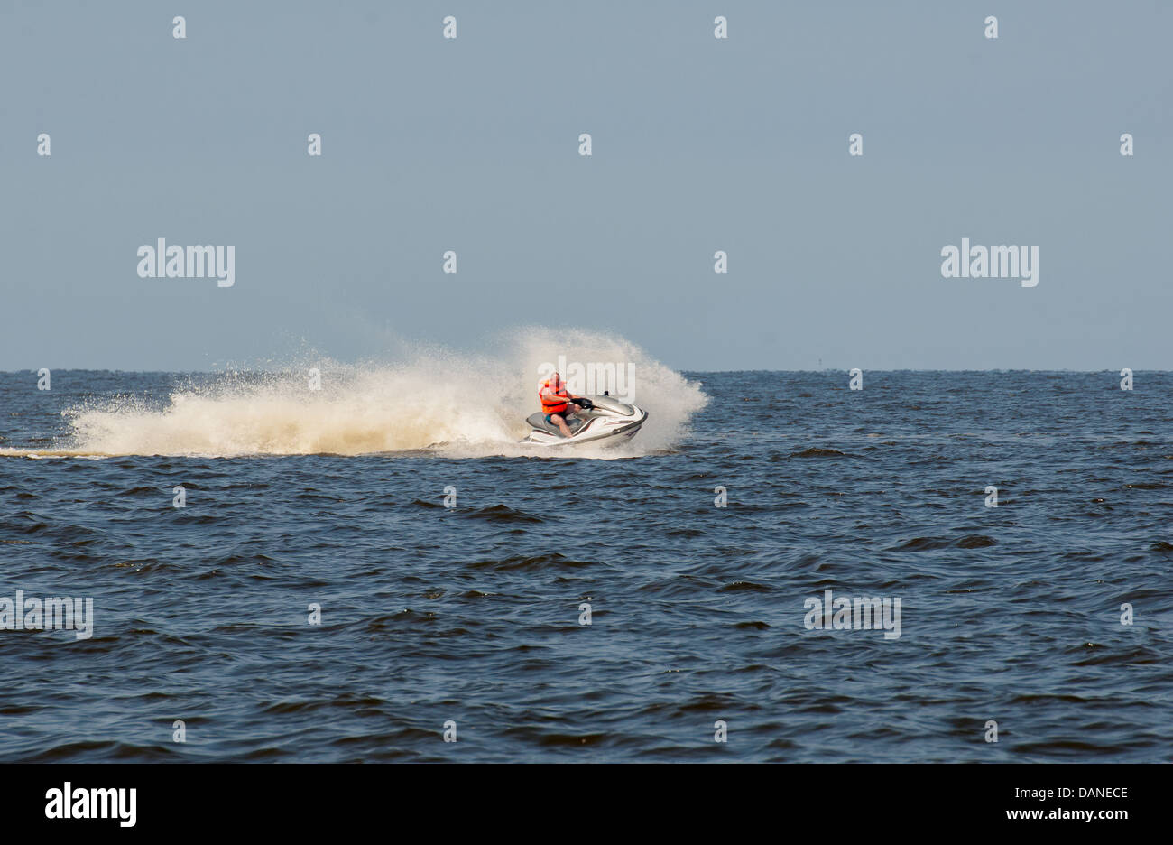 Baltic sea Jet ski Stock Photo