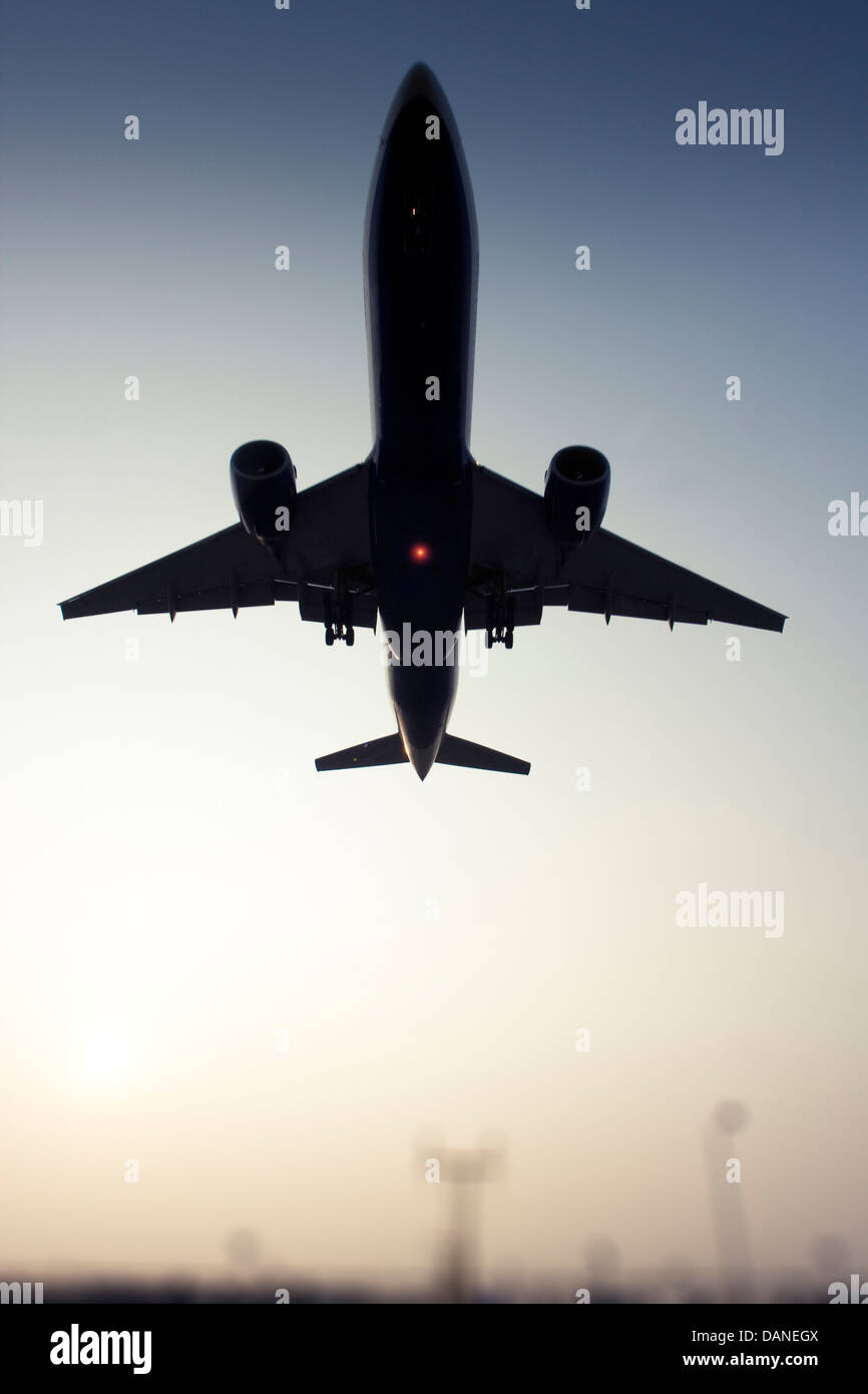 Commercial airliner Stock Photo