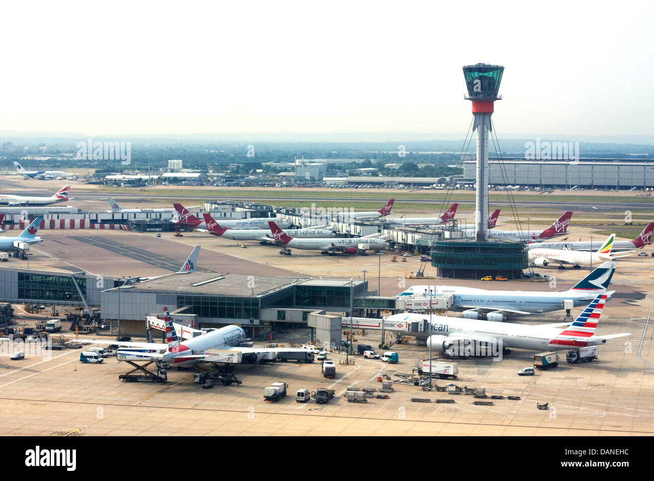 London Heathrow Airport Stock Photo