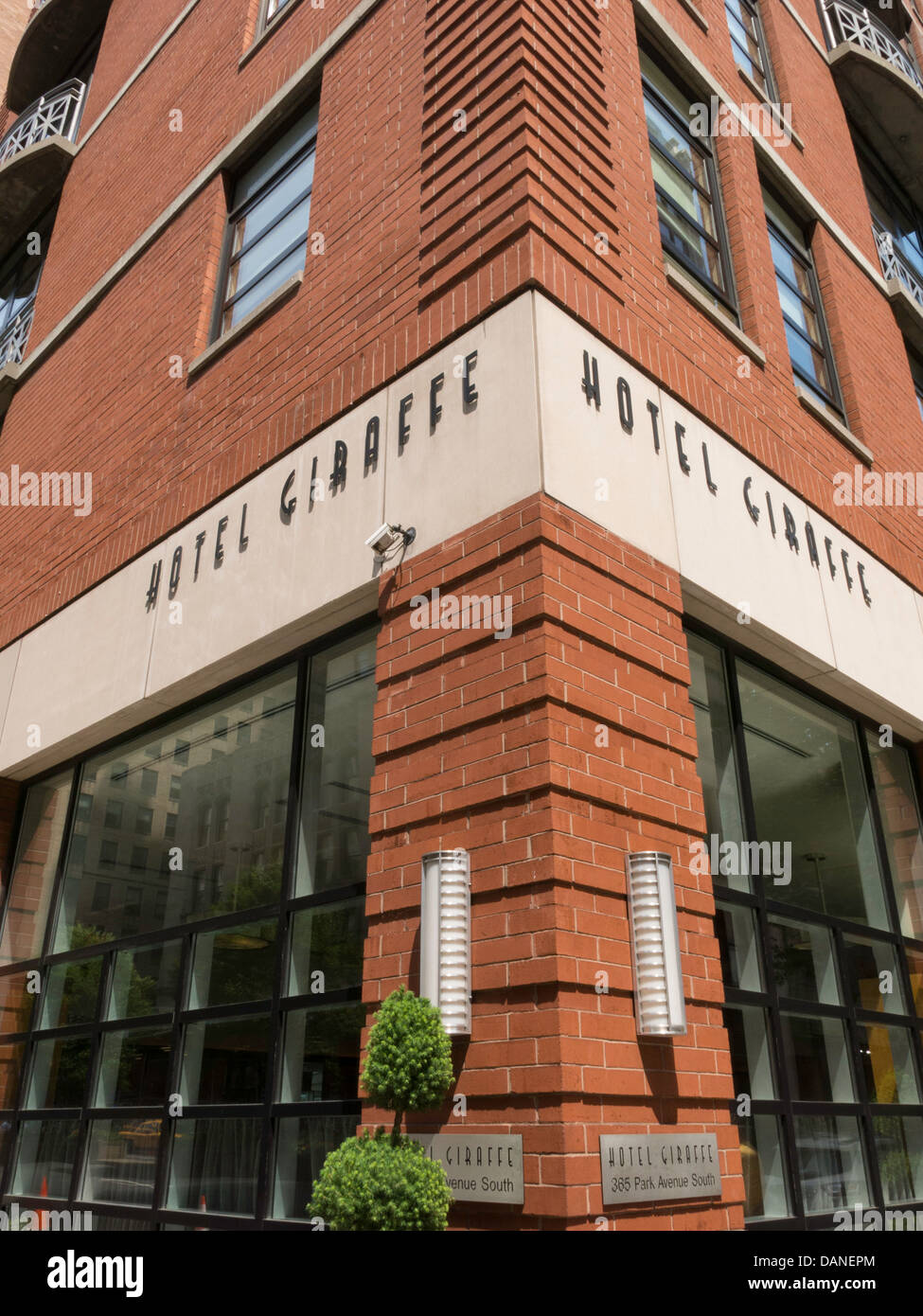 Hotel Giraffe Facade, NYC, USA Stock Photo - Alamy