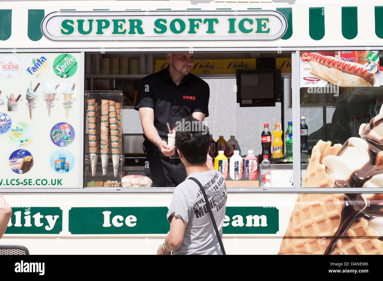 Super Soft Ice, London, UK Stock Photo