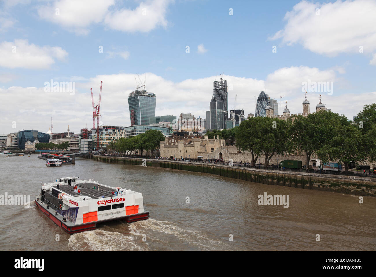 City of London, Skyline, UK Stock Photo