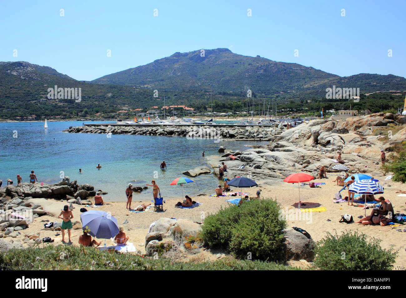 Sant Ambroggio marina, near Calvi, Corsica, France Stock Photo - Alamy
