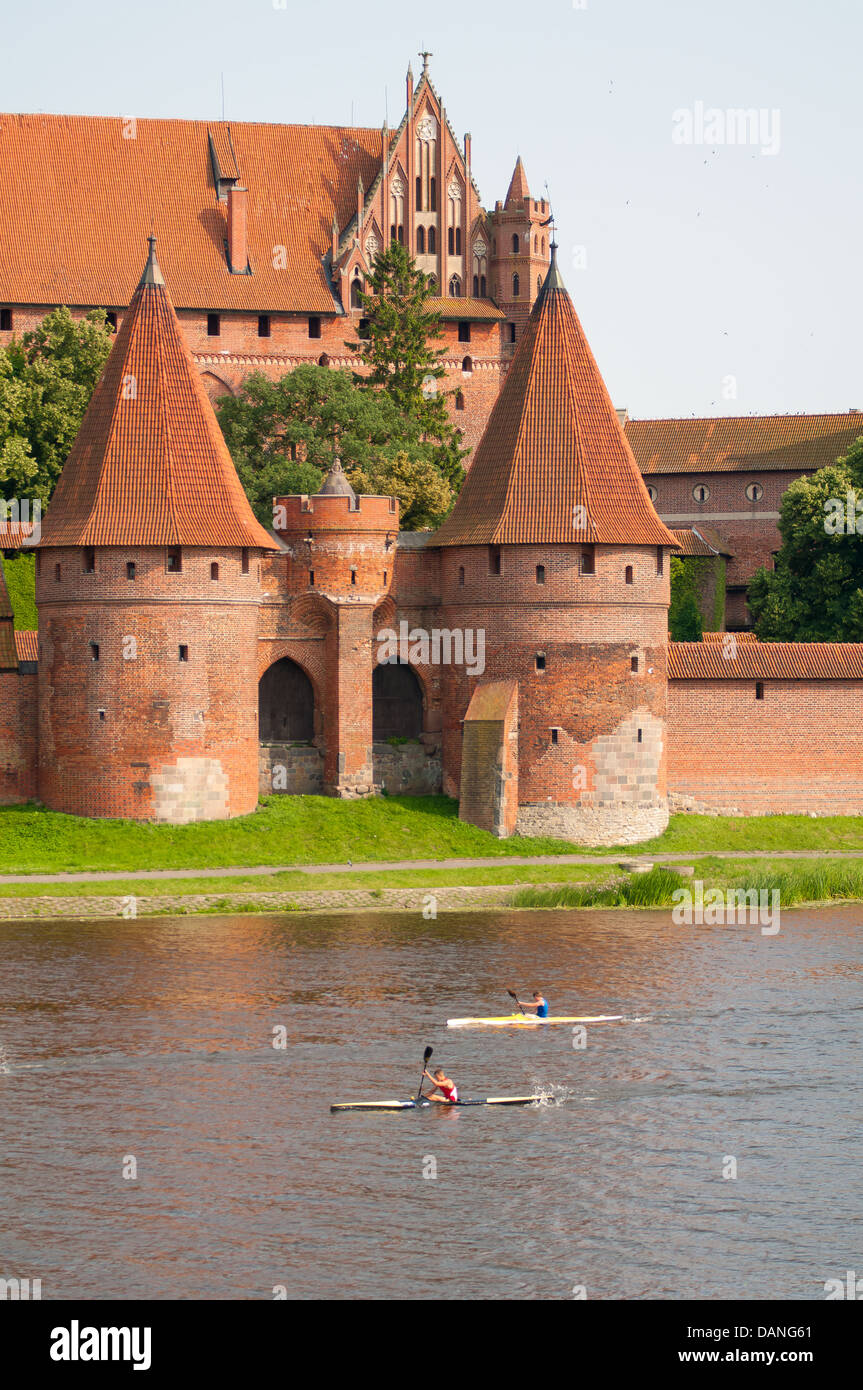 Malbork castle Stock Photo