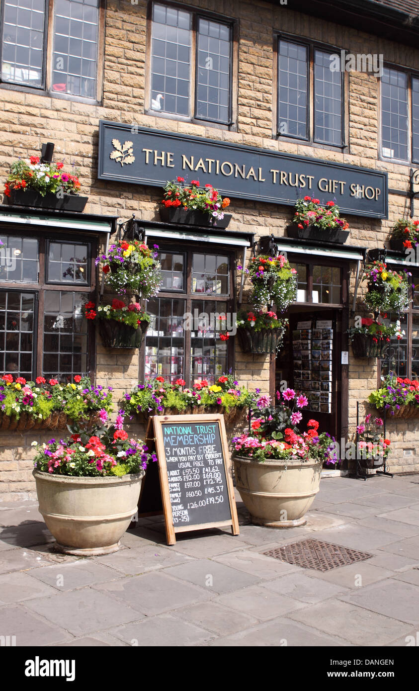 National Trust Gift Shop in Wells Somerset Stock Photo Alamy