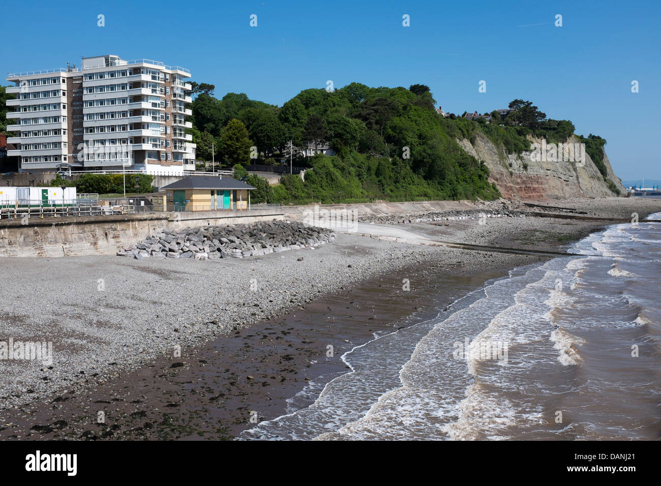 Seafront at Penarth looking East from the Pier Stock Photo Alamy