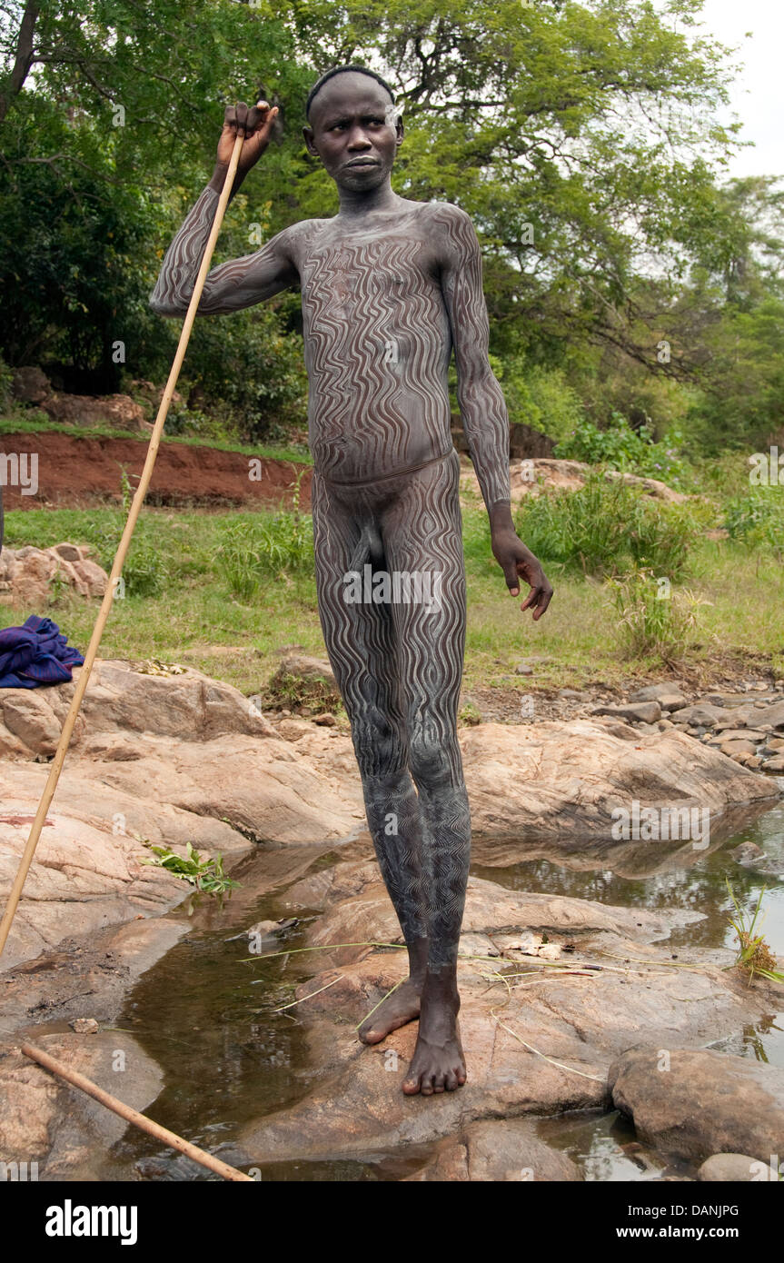Nude african tribe men