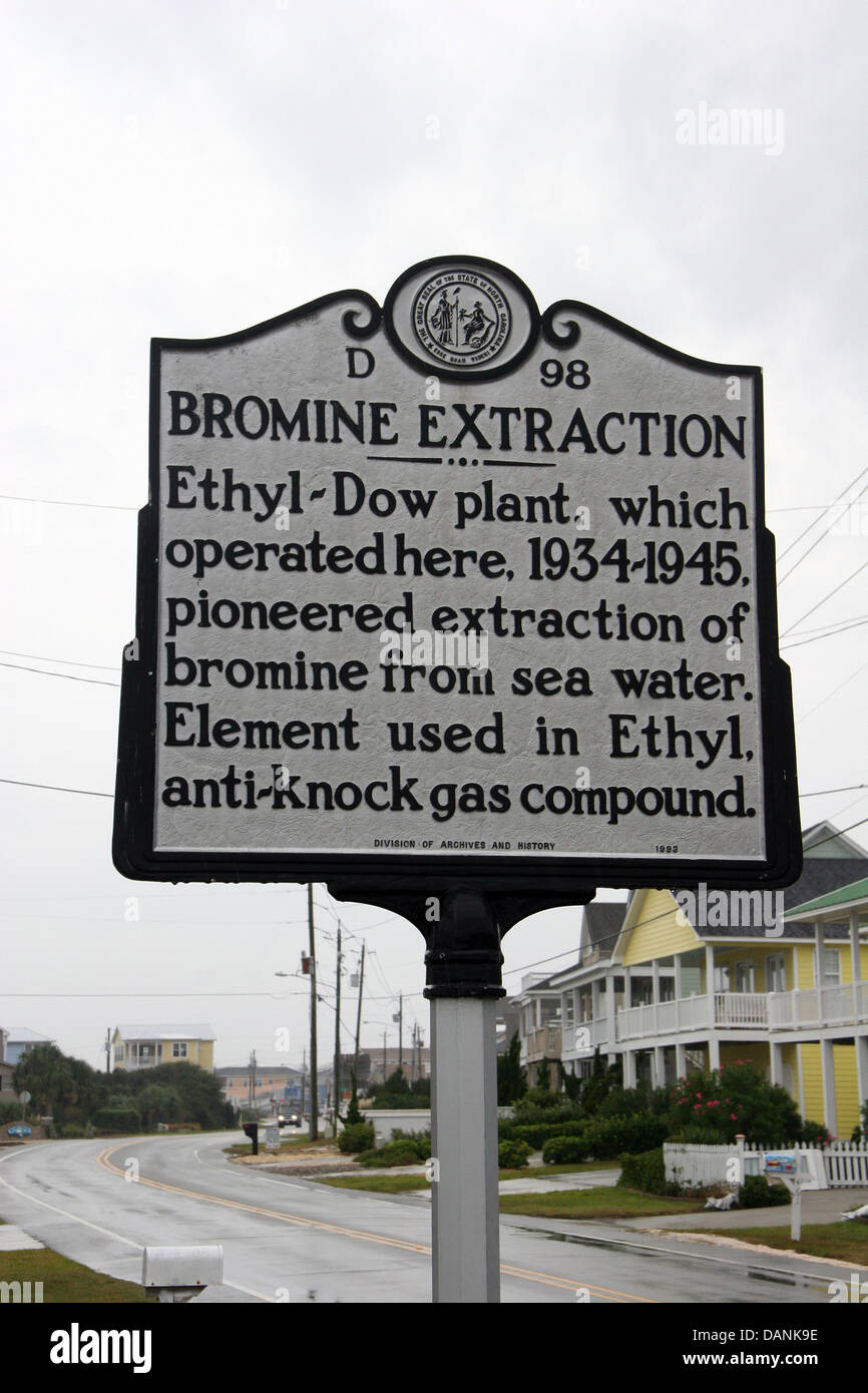 BROMINE EXTRACTION EthylDow plant, which operated here, 19341945