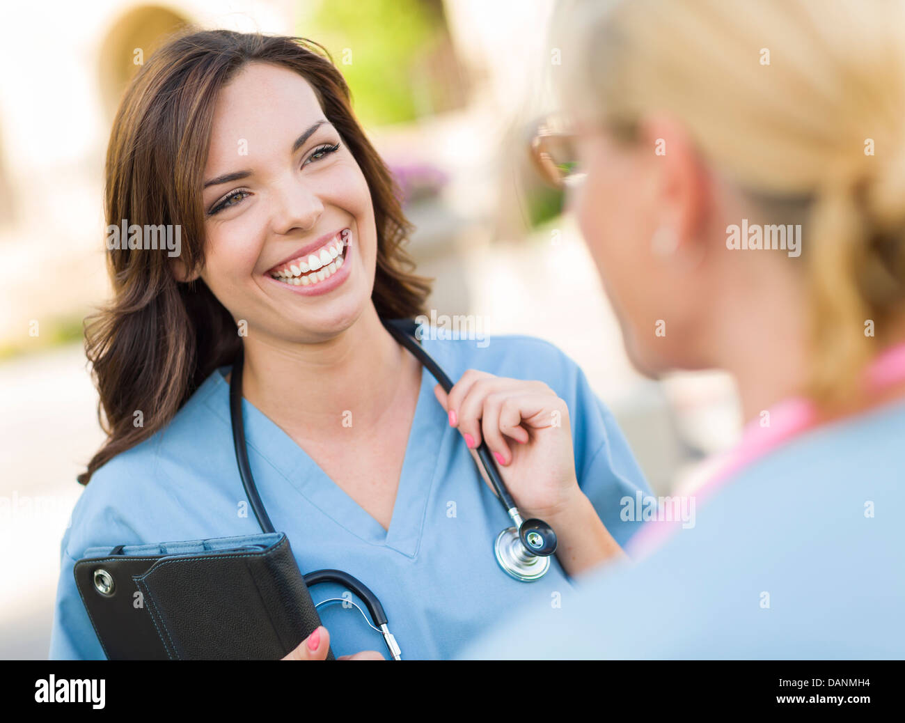 Female mixed race student nurses hi-res stock photography and images ...
