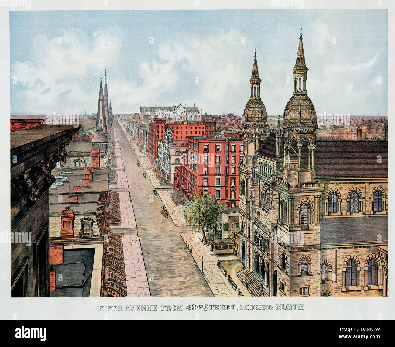 Fifth avenue 1900s new york hi-res stock photography and images - Alamy