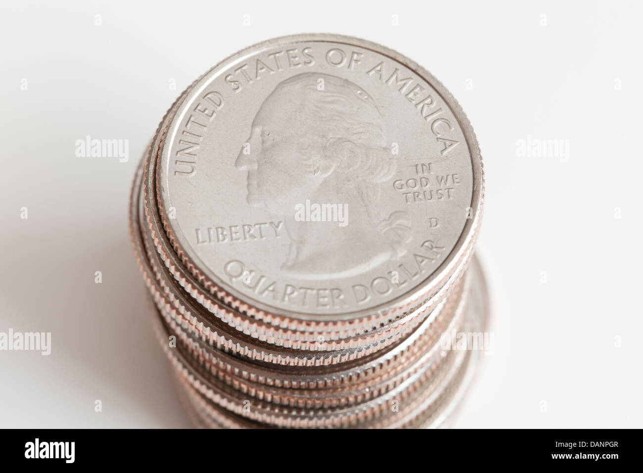 Stack of quarters hires stock photography and images Alamy