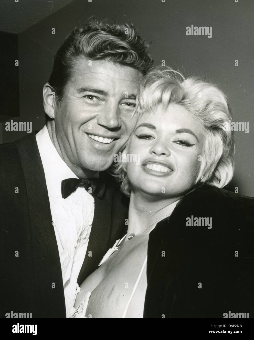 JAYNE MANSFIELD US film actress with husband Mickey  Hargitay about 1962 Stock Photo