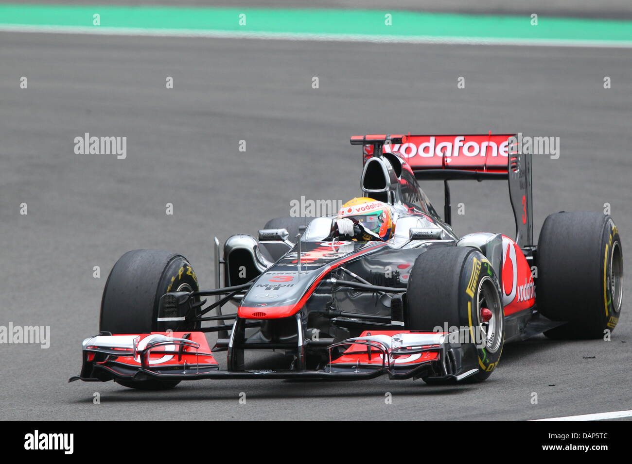 British Formula One Driver Lewis Hamilton Of Mclaren Mercedes