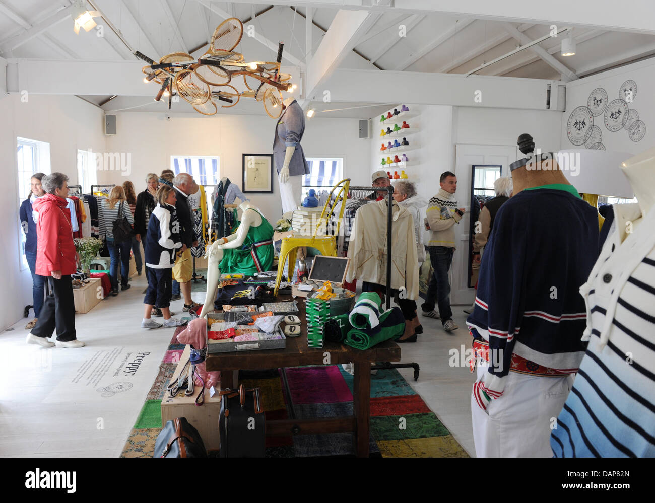 Inside a beach house the Pop-up-Store of fashion label Tommy Hilfiger Stock  Photo - Alamy