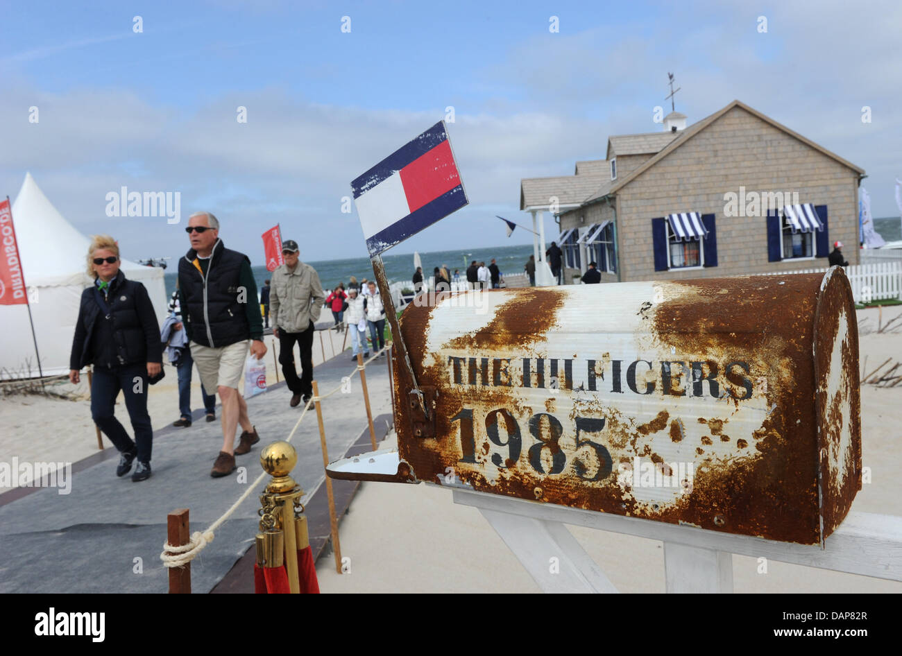 Inside a beach house the Pop-up-Store of fashion label Tommy Hilfiger Stock  Photo - Alamy