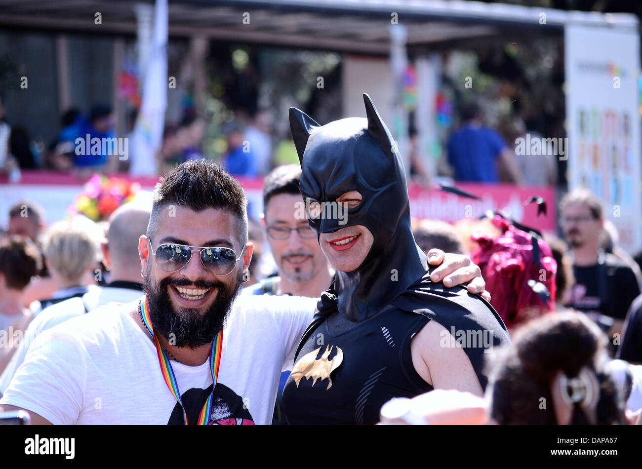 Gay pride Roma 2013 by andrea quercioli n 1 Stock Photo