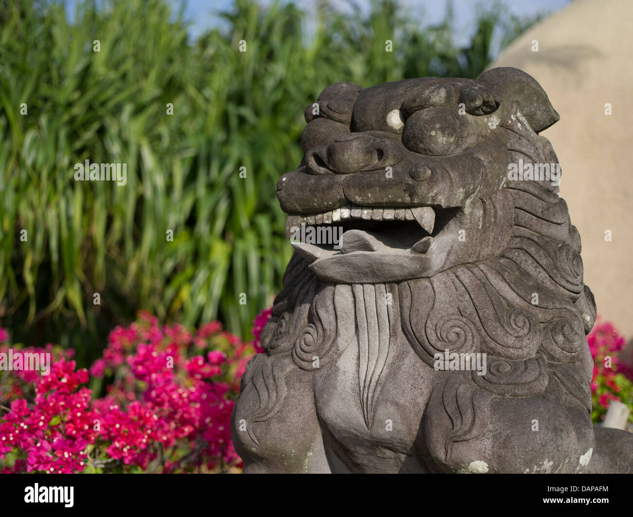 Shisa liondog statue ( a local talisman ) Ryukyu Mura, historical