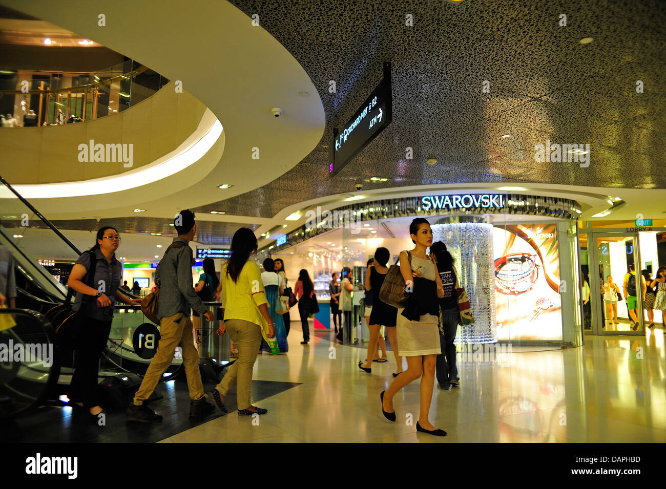 ION Shopping Mall Orchard Road Singapore Stock Photo