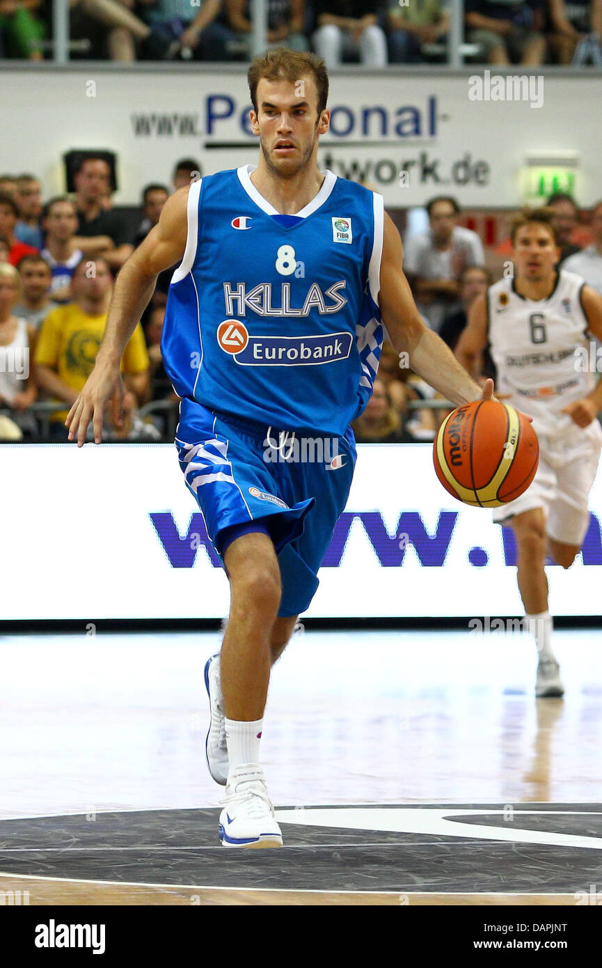 Nick Calathes 8 Greek Basketball Team Editorial Stock Photo - Stock Image