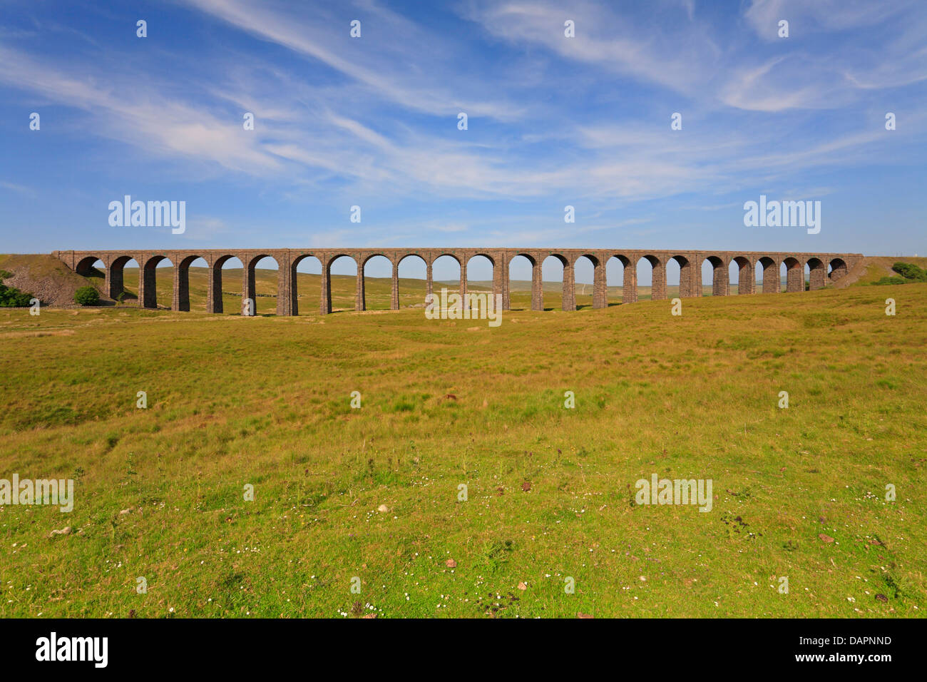 Ribblehead Viaduct, North Yorkshire, Yorkshire Dales National Park, England, UK. Stock Photo