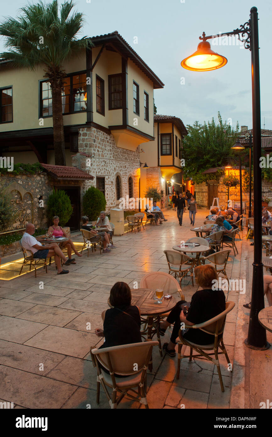 Türkei, Antalya-Stadt, Kaleici, Altstadt, Hotel Alp Pasa in einem historischen Gebäude Stock Photo