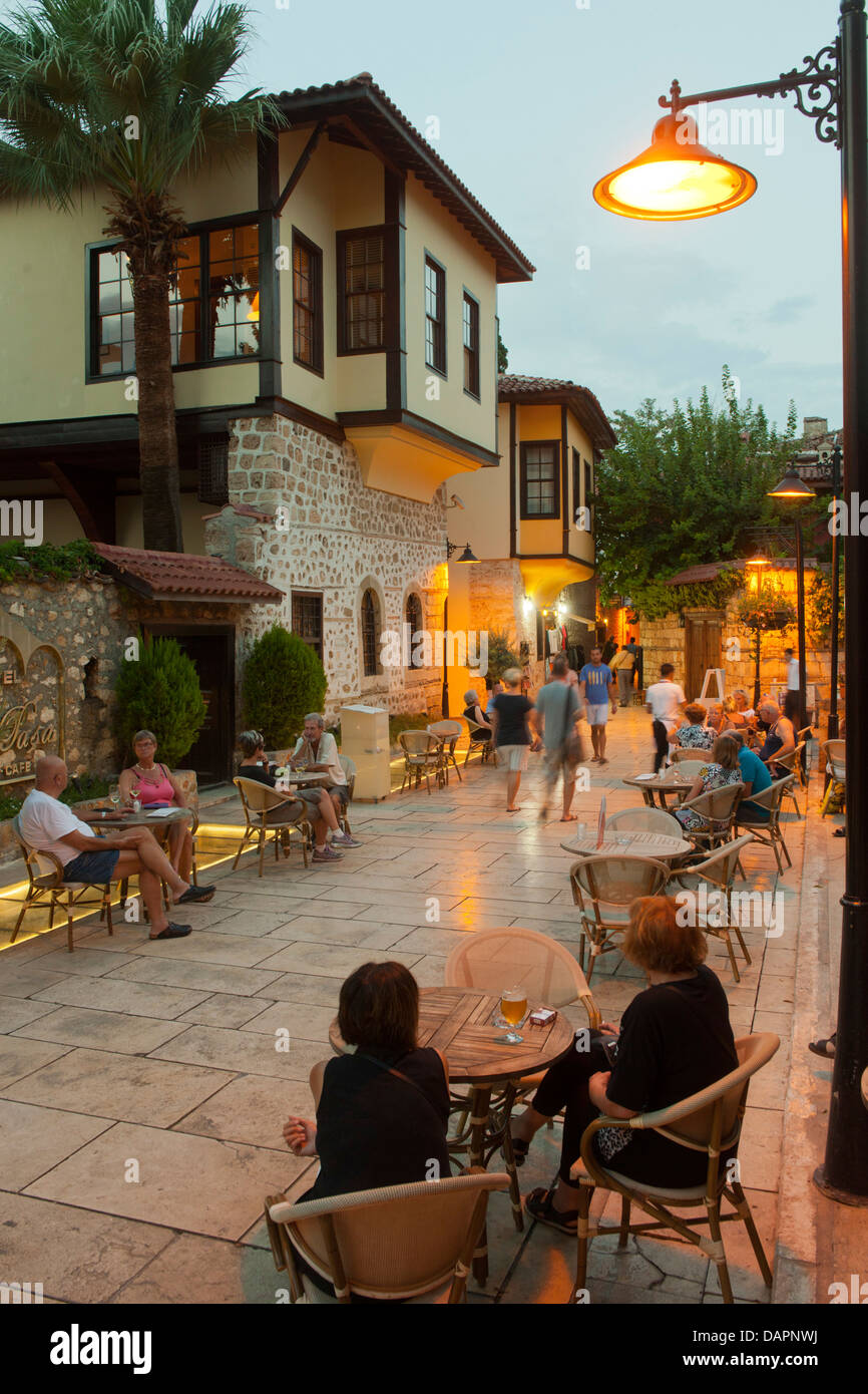 Türkei, Antalya-Stadt, Kaleici, Altstadt, Hotel Alp Pasa in einem historischen Gebäude Stock Photo