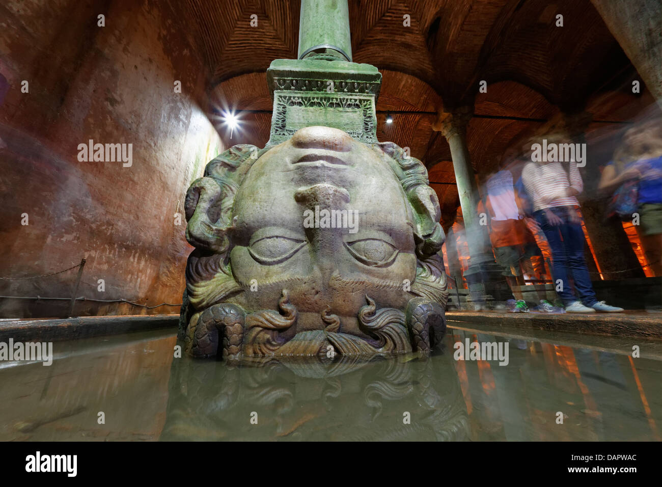 Turkey, Istanbul, Medusa Head at Basilica Cistern Stock Photo - Alamy