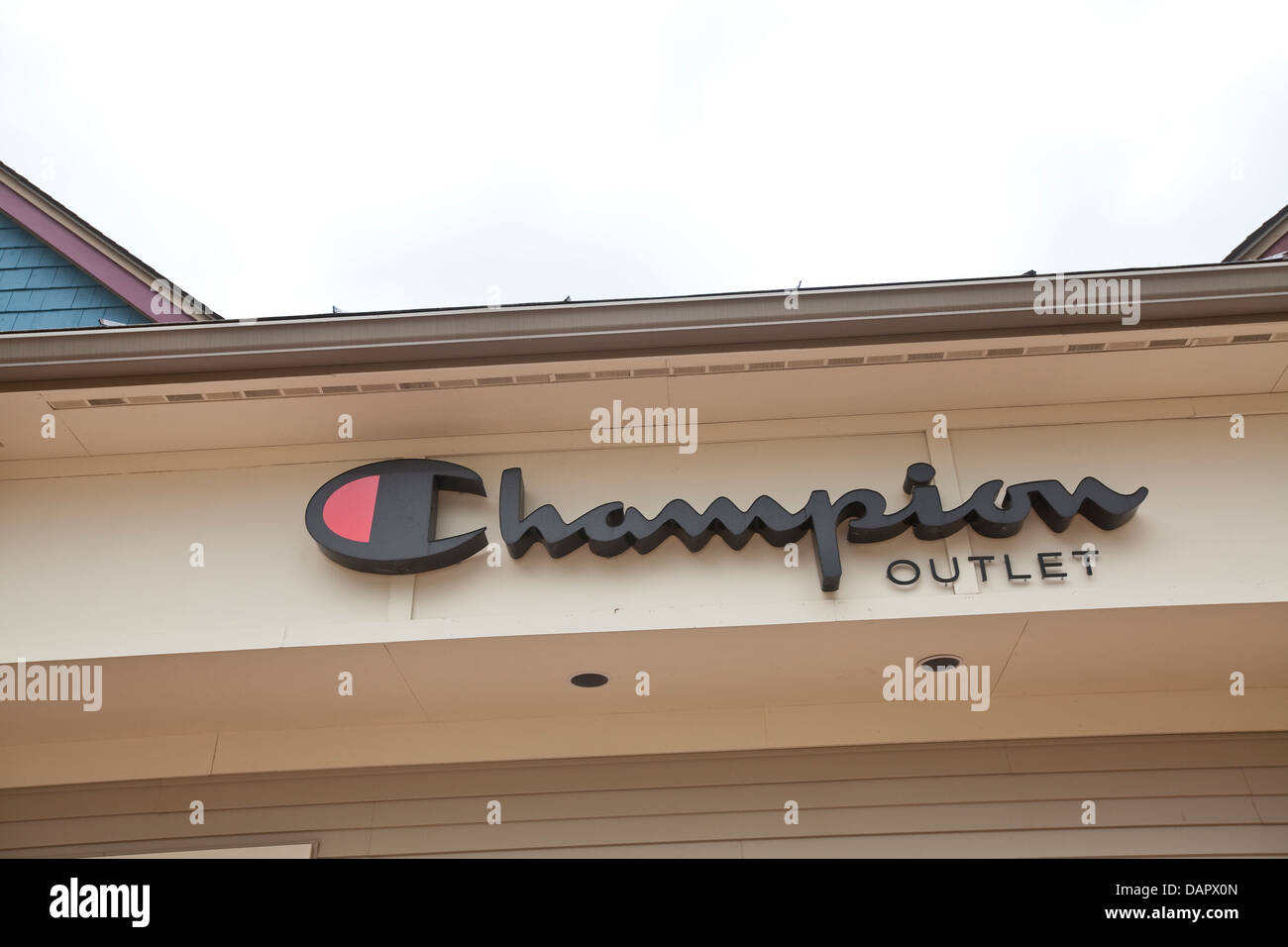 A Champion Outlet store is pictured at the Settlers' Green Village North Conway Stock Photo - Alamy