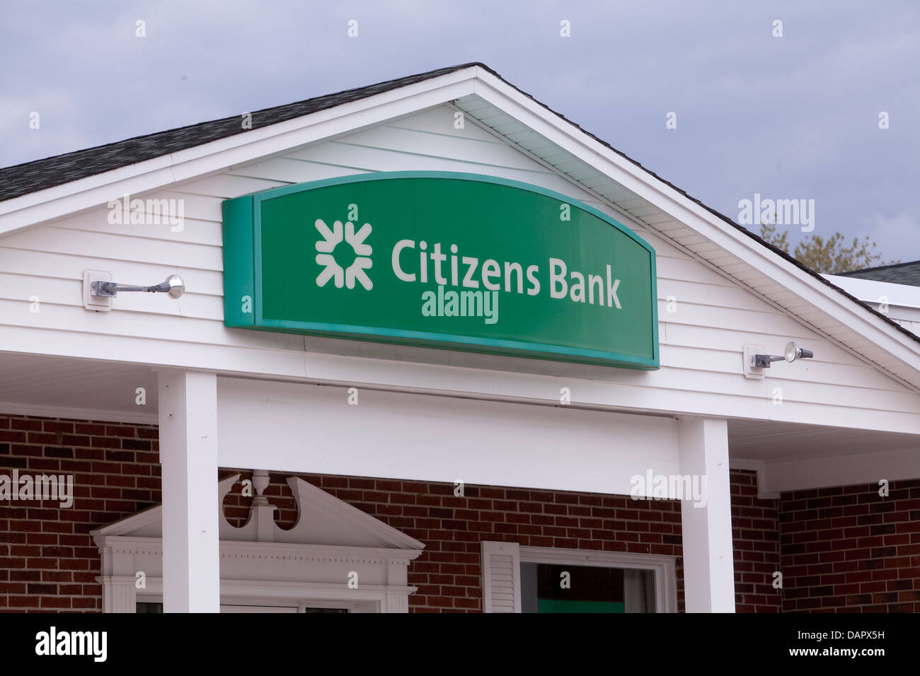 Citizens Bank branch is pictured in Conway, New Hampshire Stock Photo