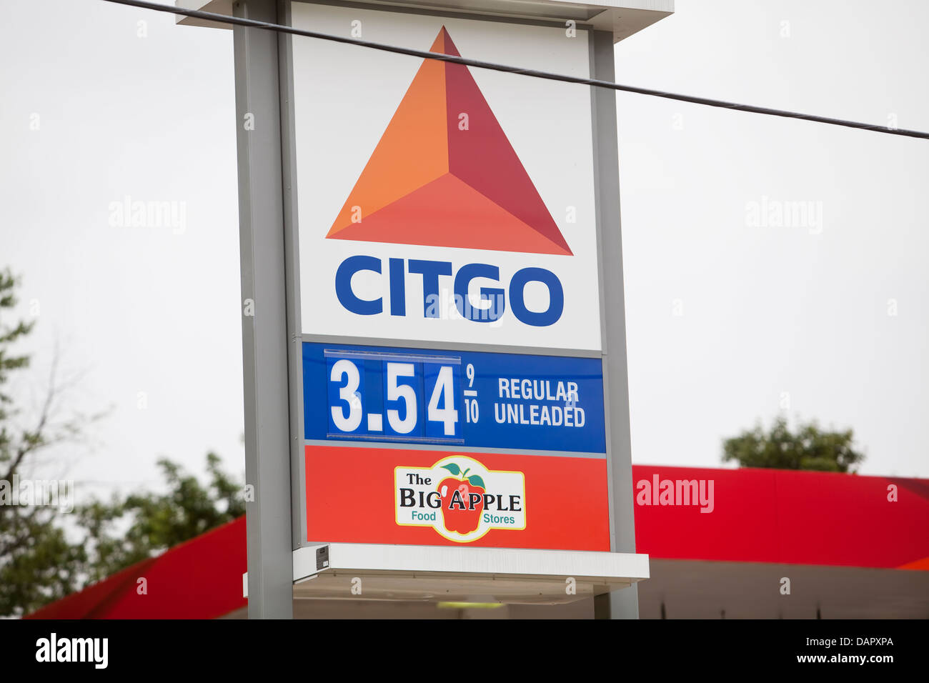 A Citgo gas station is pictured in North Conway, New Hampshire Stock Photo