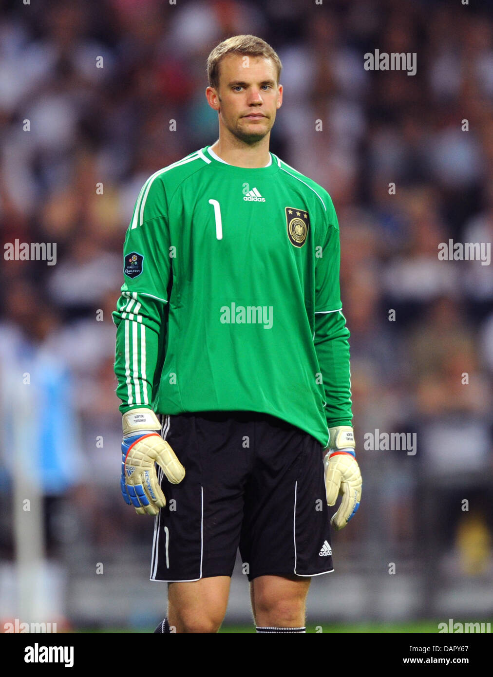 Germany's goalkeeper Manuel Neuer is seen during the EURO 2012