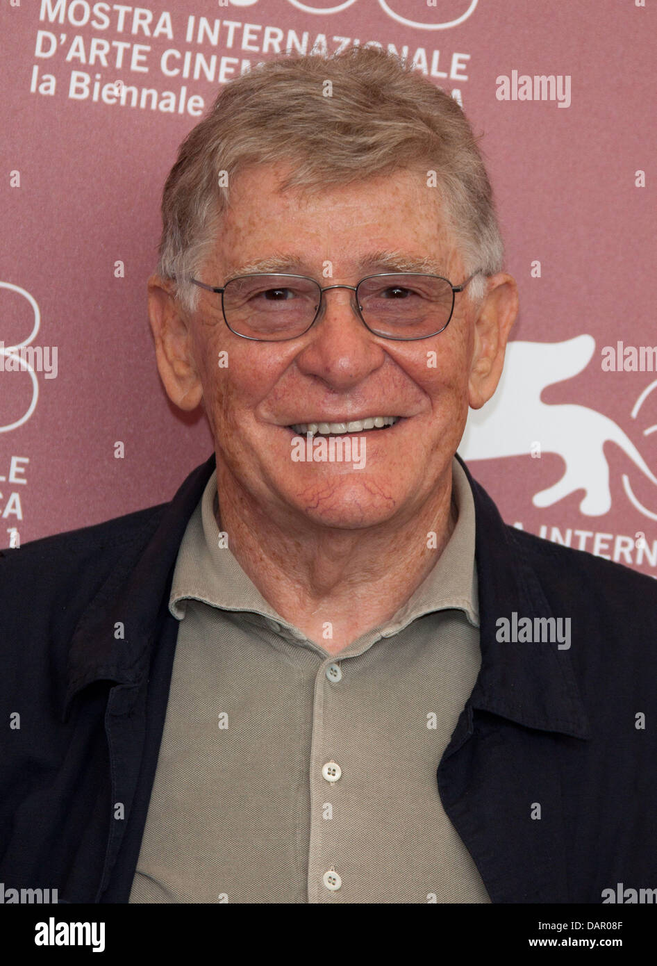 Director Ermanno Olmi poses after the press conference of