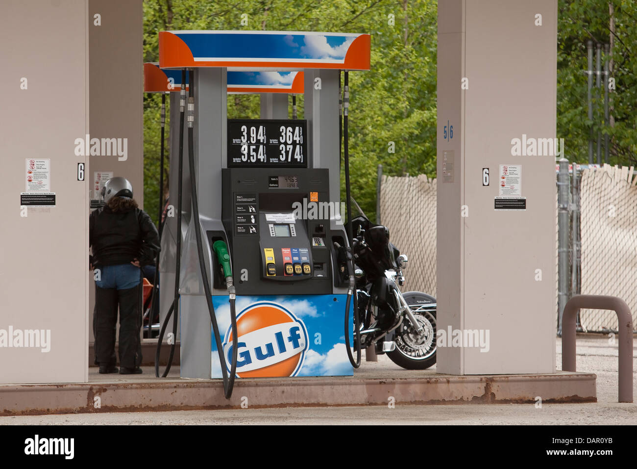 A Gulf gas station is pictured New Hampshire Stock Photo Alamy