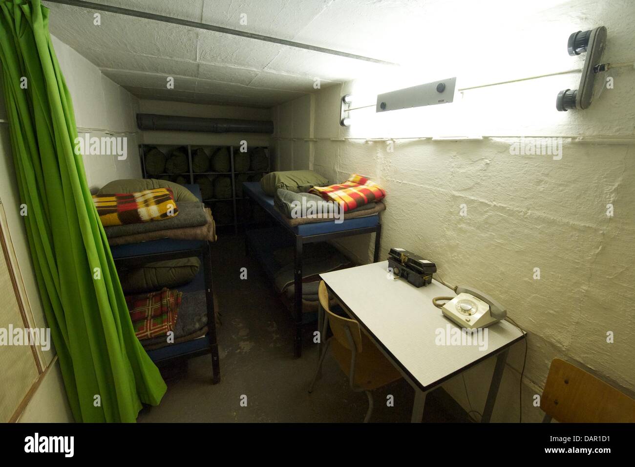 The are seen in the Stasi bunker in Machern, Germany, 07