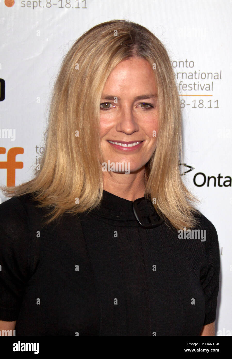 US actress Elisabeth Shue arrives at the premiere of the movie 'From The Sky Down' at the Toronto International Film Festival at Roy Thomson Hall in Toronto, Canada, 8 September 2011. Photo: Hubert Boesl Stock Photo
