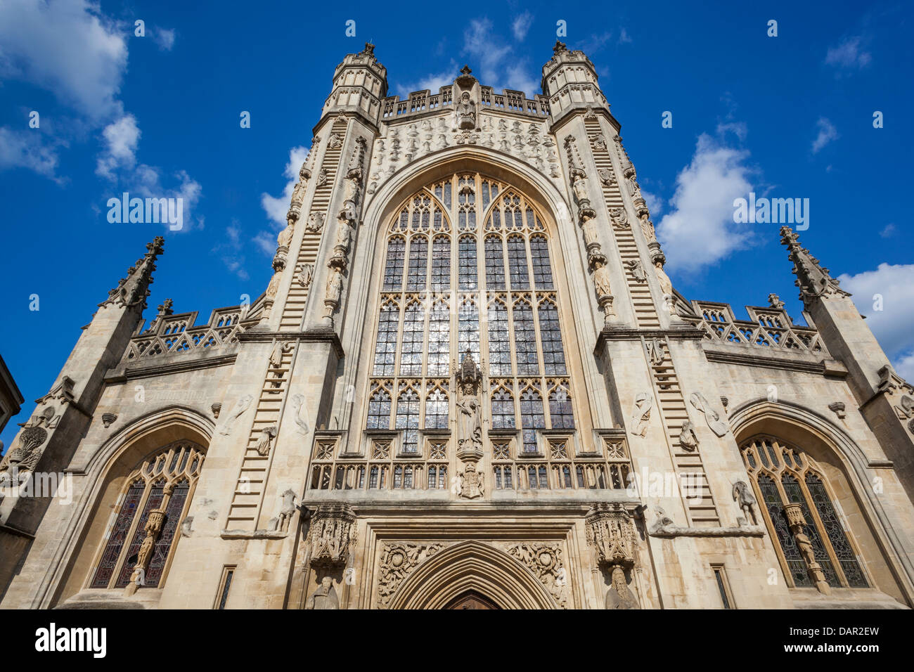 England, Somerset, Bath, Bath Abbey Stock Photo Alamy