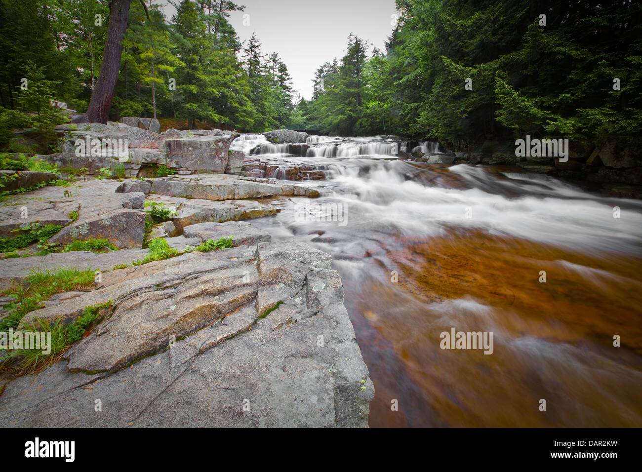 Jackson Falls are pictured in Jackson, New Hampshire Stock Photo Alamy