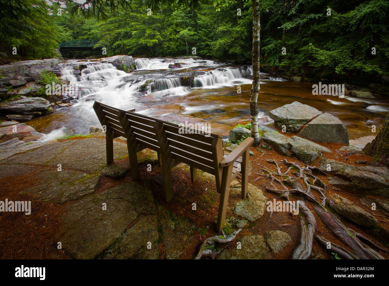 Jackson Falls are pictured in Jackson, New Hampshire Stock Photo Alamy