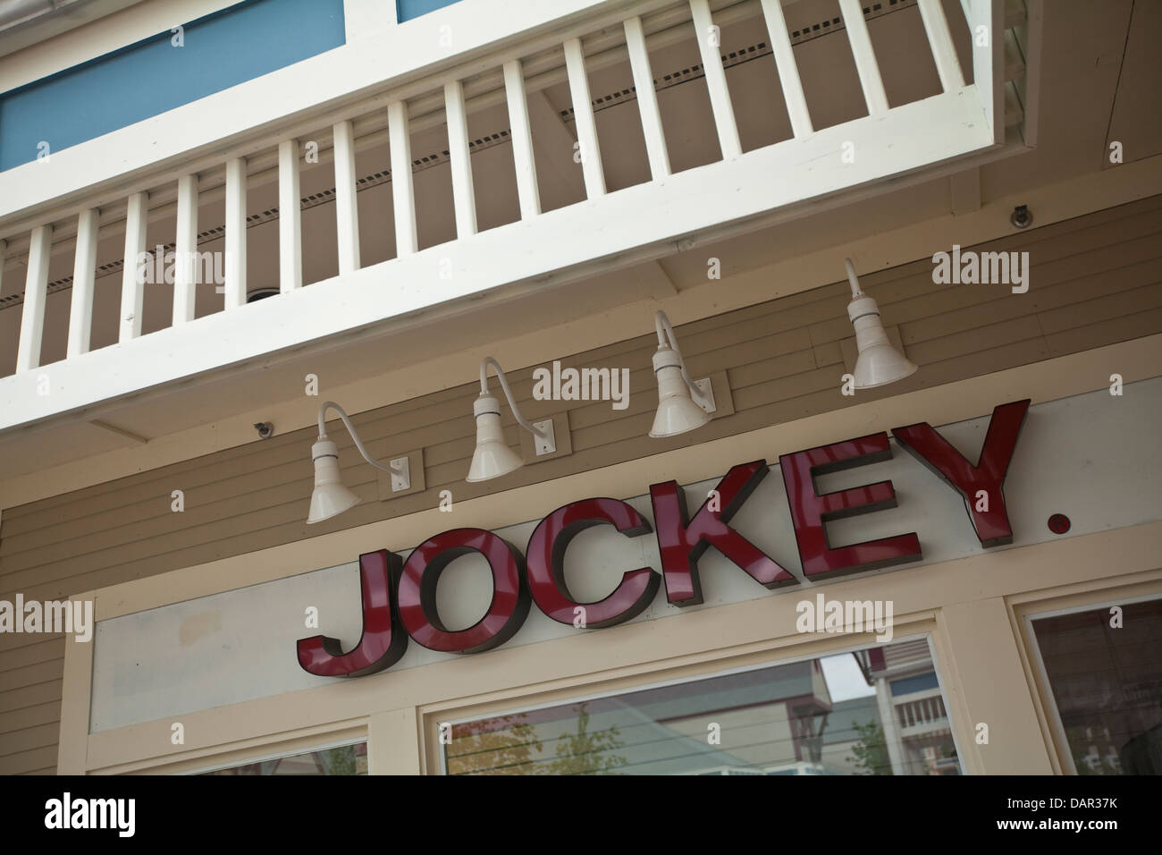 A Jockey store is pictured at the Settlers' Green Outlet Village in
