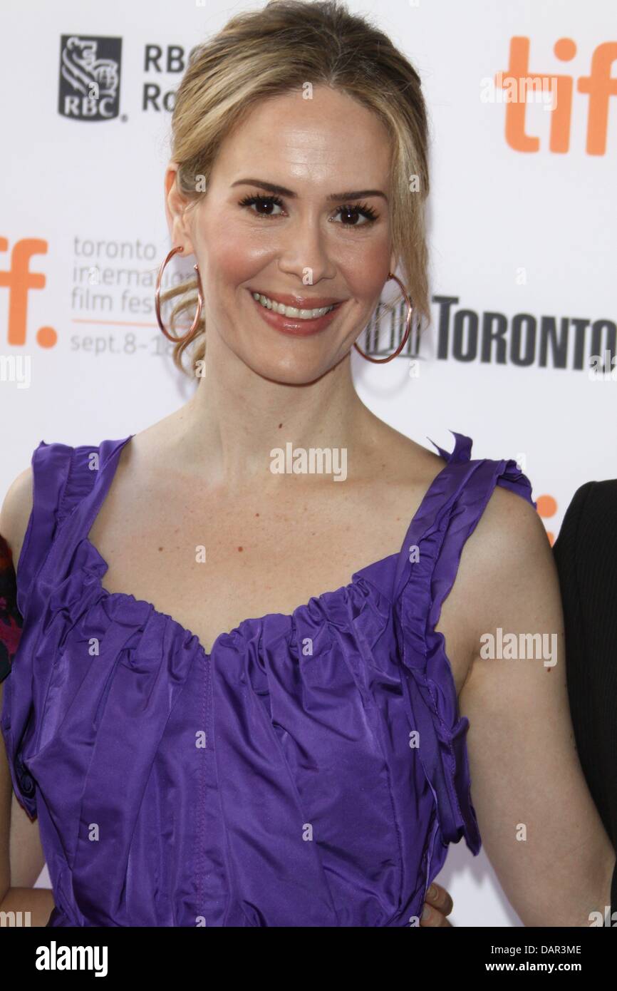 US actress Sarah Paulson attends the premiere of “Martha Marcy May