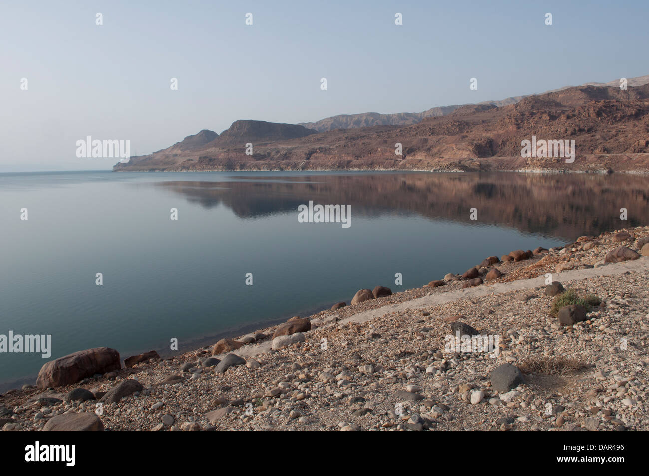 Dead Sea at sunset, Jordan Stock Photo - Alamy