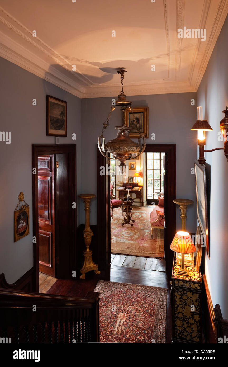 Hallway Interior Of Georgian London Apartment Of Alvise Orsini Stock 