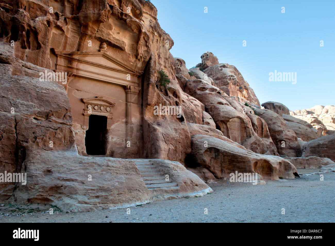 Little Petra (Siq alBarid), Jordan Stock Photo Alamy