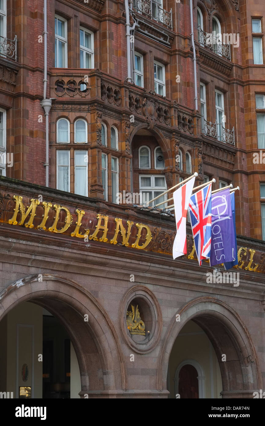 England, Manchester, The Midland Hotel Stock Photo